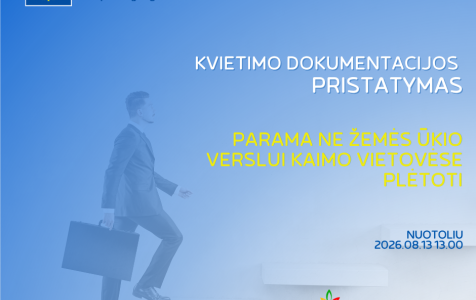 Telšių rajono vietos veiklos grupė paskelbė kvietimą teikti vietos projektus