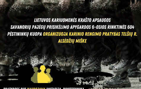 INFORMACIJA APIE KARINES PRATYBAS