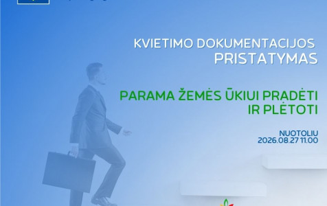 Telšių rajono vietos veiklos grupė yra paskelbusi kvietimą teikti vietos projektus