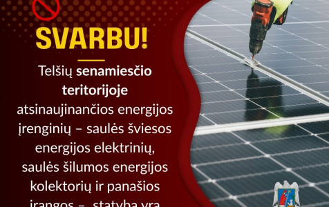 Telšių senamiesčio, Tryškių miestelio istorinės dalies, Luokės ir Varnių senųjų miestų vietų...
