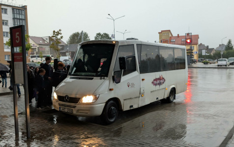 Kaip sekasi mokiniams važiuoti į Viešvėnus
