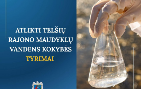 Atlikti Telšių rajono maudyklų vandens kokybės tyrimai