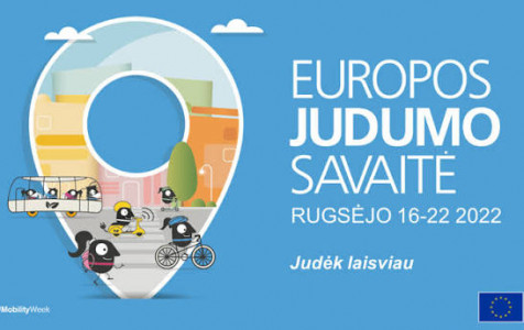 Rugsėjo 16–22 dienomis – Europos judumo savaitė