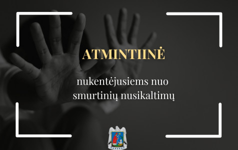 ATMINTINĖ NUKENTĖJUSIEMS NUO SMURTINIŲ NUSIKALTIMŲ