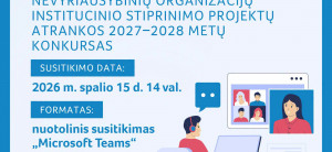 Kvietimas NVO dalyvauti nuotoliniame susitikime
