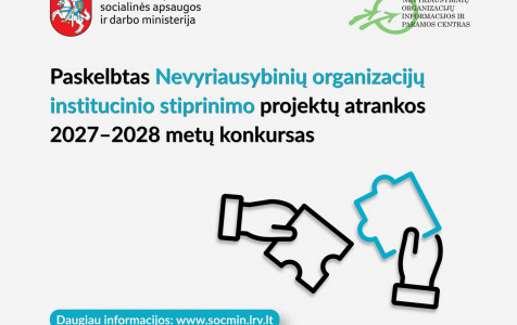 NVO stiprinimo projektų atranka