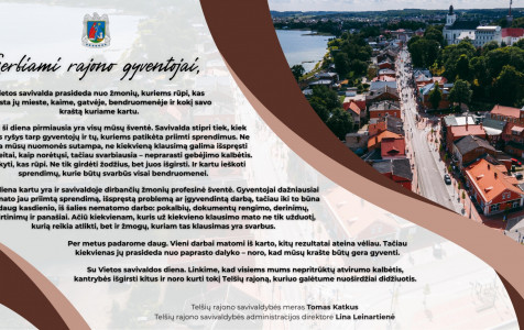 Sveikiname su vietos savivaldos diena!